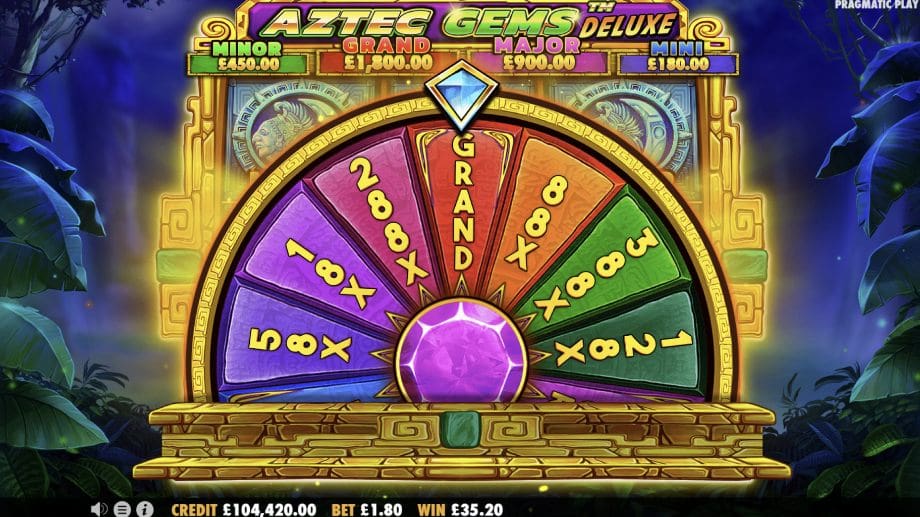 Aztec Gems Deluxe slot Money Respin feature Aztec Gems Deluxe slot Money Respin feature