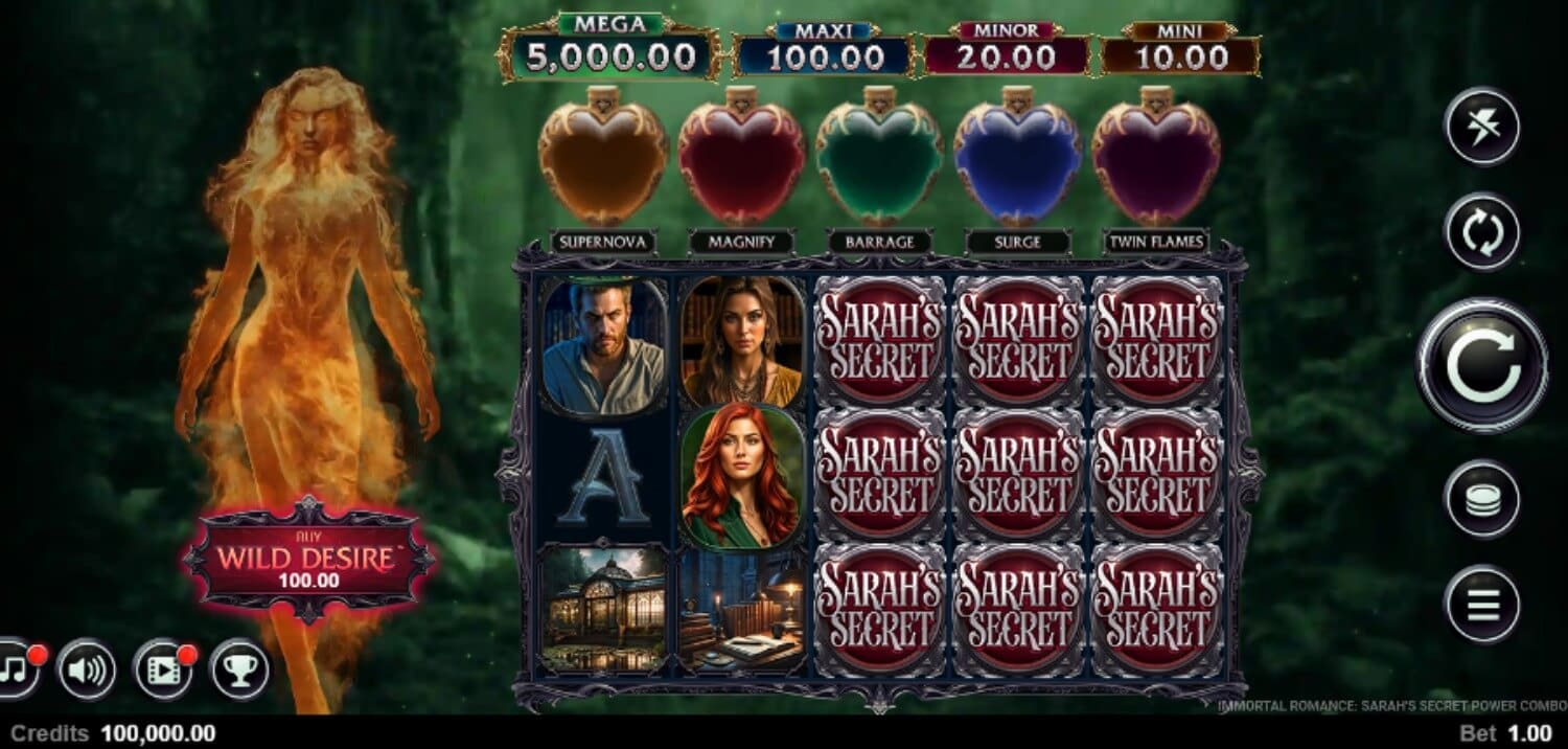 Immortal Romance Sarah's Secret Slot Immortal Romance Sarah's Secret Slot