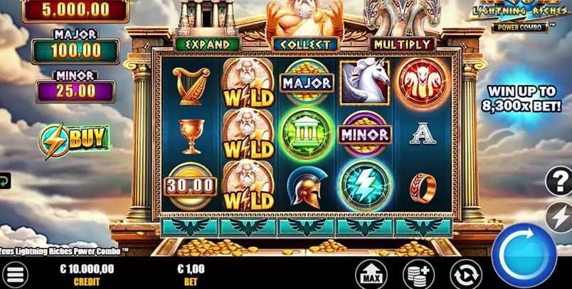 Zeus Lightning Riches slot play Zeus Lightning Riches slot play